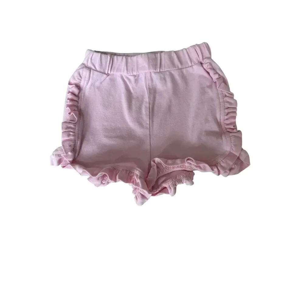 Trotter Street Kids Light Pink Ruffle Shorts Size 2